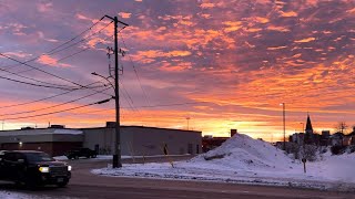 Beautiful evening in Timmins 🇨🇦 canada timmins [upl. by Stone]