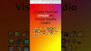 ¿Cómo insertar EMOJIS 😉👋🐤🔥🌯🚀 en Visual Studio Code [upl. by Llirrehs193]