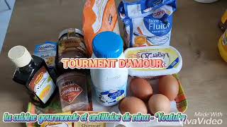 TOURMENT DAMOUR 💚🧡Gâteau AnTiLLaiS voir la recette dans la description [upl. by Eiramnna]