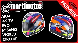 Preview  Arai RX 7V Evo Misano World Circuit [upl. by Animsay]