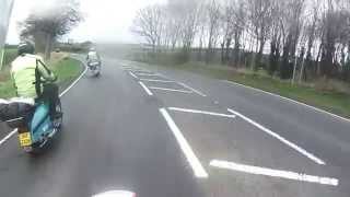 C2C lambretta club rally 2014 A1 to Kelso [upl. by Kalam211]