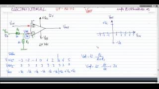 Electrotutorial 175 OpAmp Comparador Vref [upl. by Ordnasil]