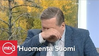 Laurille Suuri juontaja palkinto  Huomenta Suomi  MTV3 [upl. by Marelda]