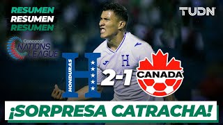 Resumen y goles  Honduras 20 Canadá  Nations League 2022  TUDN [upl. by Pokorny]