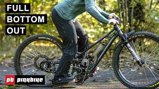 Bottoming Out 8 Enduro Bikes Ultra Slow Motion 1000 FPS  2023 Enduro Field Test [upl. by Ayanat]