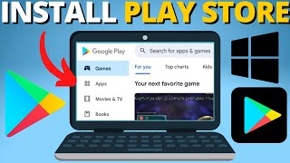 How to Install Google Play Store on PC amp Laptop  Download Play Store on PC [upl. by Eudoxia]