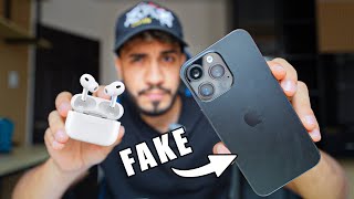 Compré un iPhone 15 PRO MAX FALSO en 100 😱  ¿Qué tan malo es [upl. by Aribold]