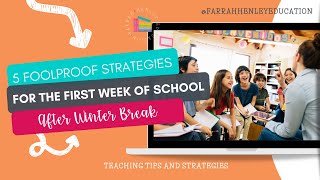 Make the First Week Back to School After Winter Break a Breeze [upl. by Atikir]