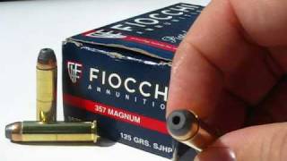 AT1  357 Magnum  Fiocchi Shooting Dynamics 125 Gr JHP [upl. by Eudo]