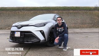 Egy stílusos crossover a Toyotától 2022 Toyota CHR GR Sport teszt [upl. by Adlig447]