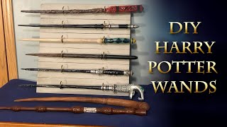 Making DIY Harry Potter wands [upl. by Beaner]