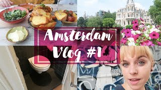 Amsterdam Vlog amp FoodDiary 1  Airbnb Roomtour Markteinkäufe amp Banksy [upl. by Hervey615]