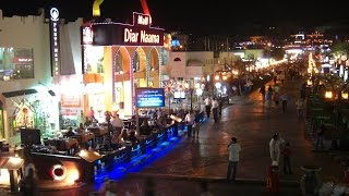 Egypt  Naama Bay By Night Guide [upl. by Lust]