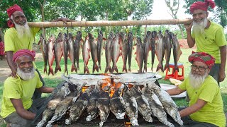 BBQ Pangasius Fish Mashed  Fillet Fish Masala Mixing Gravy Cooking for Old Age Special people [upl. by Vaclav]