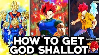 HOW TO GET GOD SHALLOT Dragon Ball Legends Super Saiyan God Shallot amp Giblet Story Mode Gameplay [upl. by Nylarac532]