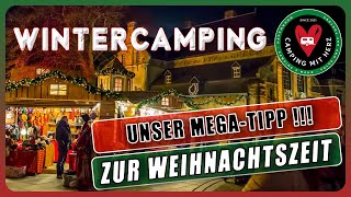 Wintercamping in Valkenburg  MEGATIPP  Weihnachtsstadt  Weihnachtsgrotte  Camping mit Herz [upl. by Slen]