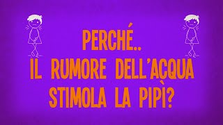 Perché il rumore dell’acqua stimola la pipì [upl. by Yrellam]