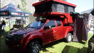 2024 Isuzu DMax XCamper  Exterior and Interior  Foire 4x4 Valloire 2024 [upl. by Heimlich]