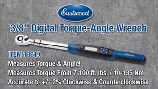 38quot TorqueANGLE Wrench  Digital Electronic with Kevin Tetz from Eastwood [upl. by Yaj]