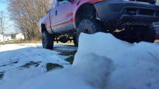 2000 73 Powerstroke Cold Start [upl. by Nonnah]