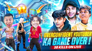 38 Kills Ka Tandav  🤯😈 BIG YOUTUBERS Ne Bola  quot Maaf Kardo Bhai quot 🤣🔥 [upl. by Kondon607]