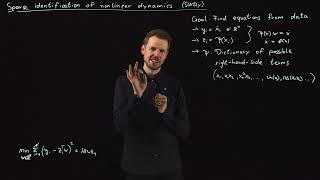 Sparse identification of nonlinear dynamics SINDy DS4DS 606 [upl. by Misti]