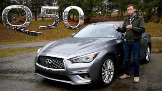 Review 2019 Infiniti Q50 30t AWD  Best Used Luxury Sport Sedan Value [upl. by Ahsan962]