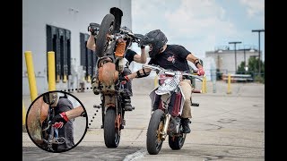 DONT BE ANGRY WERE JUST SUPERMOTARDED  Supermoto Shenanigans  2018 [upl. by Pernick429]