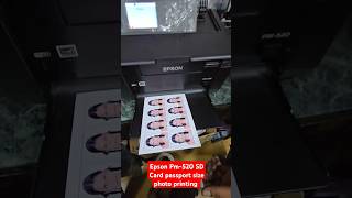 Best printer👉 Epson Pm520 SD Card passport size photo printing WiFi printer [upl. by Varhol221]