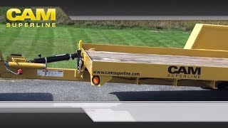 6x12 Single Axle Tilt Trailer by CAM Superline [upl. by Airdnua]