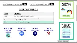 Finding your business NAICS code  Tutorial [upl. by Aienahs813]