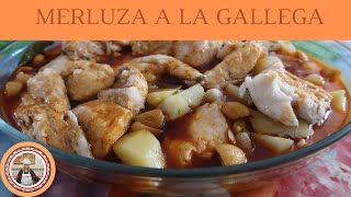 RECETA FÁCIL DE MERLUZA A LA GALLEGA [upl. by Nila]