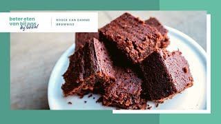 Recept Roger van Damme maakt Brownies  Beter Eten Van Bij Ons 32 [upl. by Alberic502]