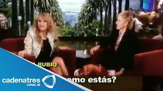 Paulina Rubio se presenta en el programa de Ellen Degeneres [upl. by Delila]