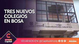 La Secretaría de Educación entregó tres nuevos colegios en Bosa [upl. by Eynaffit]