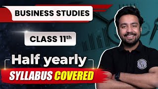 Business Studies  Half Yearly Syllabus  Class 11  Commerce Wallah by PW [upl. by Remmos925]