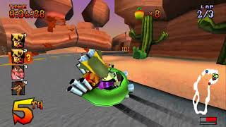 CTR PS1 ONLINE 01 2K 60fps Widescreen [upl. by Ailsa]