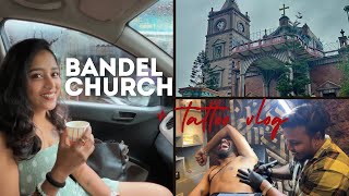 Bandel Church ⛪️  Tattoo  magarmach se hua encounter 🐊 [upl. by Noach871]