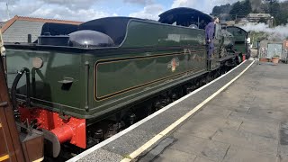 Paignton and Dartmouth Steam Railway The Return of 7827 Lydham Manor 2632024 [upl. by Sibbie]