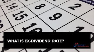 How do I get entitled to a dividend KLSE ExDividend Date Explained  Trade Bursa Malaysia [upl. by Aivatnwahs213]