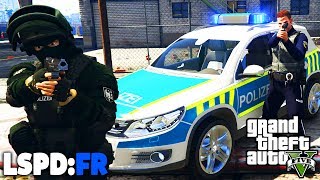 GTA 5 LSPDFR  ANGRIFF auf POLIZEISTATION  Deutsch  Polizei Mod 43 Grand Theft Auto V [upl. by Akemed]