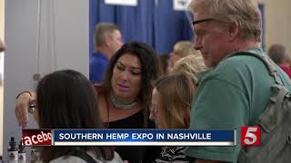 1st Ever Southern Hemp Expo Held In Nashville [upl. by Aitnuahs]