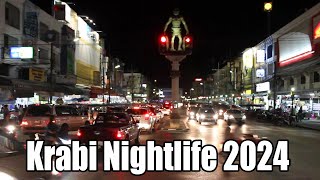 Krabi Nightlife Krabi Town Thailand by Night Night Markets Restaurants Street Food and More [upl. by Margarete]