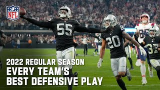 Every Teams Best Defensive Play from the 2022 Regular Season  NFL 2022 Highlights [upl. by Ansaev]