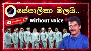 Sepalika Malai karaoke without voice සේපාලිකා මලයි [upl. by Atekal]