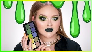 THE GREEN MAKEUP CHALLENGE  NikkieTutorials [upl. by Chemarin]