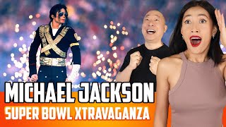 Michael Jackson  Super Bowl Halftime Show Reaction [upl. by Hardman40]