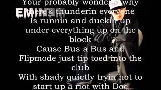 Eminem ft Busta Rhymes  Ill hurt you Lyrics [upl. by Delfine]