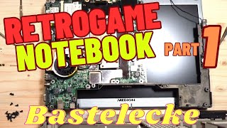 Bios Batterie wechseln am Medion MD95300  Retrogames Notebook Part 1  Bastelecke [upl. by Hally]