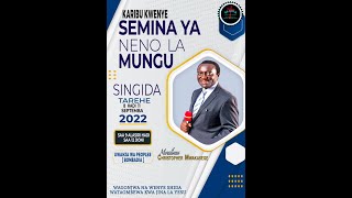 MWL CHRISTOPHER MWAKASEGE SEMINA SINGIDA  DAY 4 TAR 11 SEPTEMBA 2022 [upl. by Ydassac]